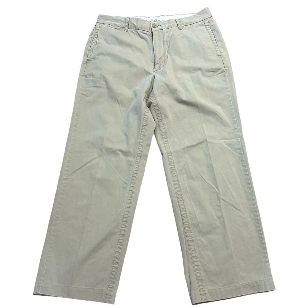 Tommy Bahama Pants Mens 36x30 Indigo Palms Chino Khaki Straight-Leg Relaxed Fit